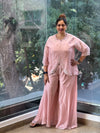 Pink Hand Work Palazzo Set