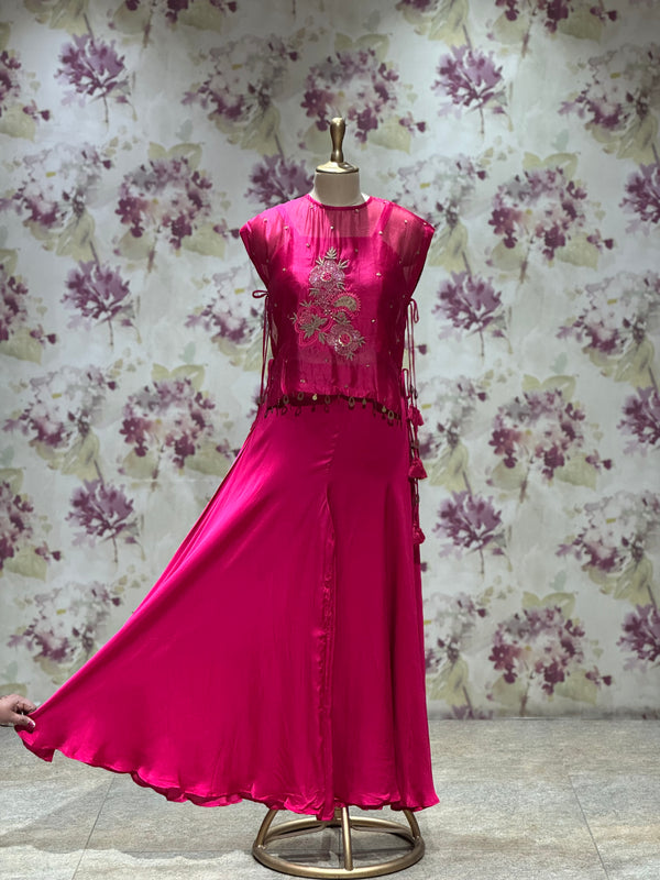Pink Palazzo Set