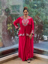 Red Skirt Set