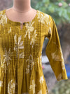 Greenish Yellow Floral Co Ord