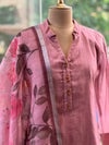 Pink Printed Suit