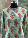 Green Sharara Set