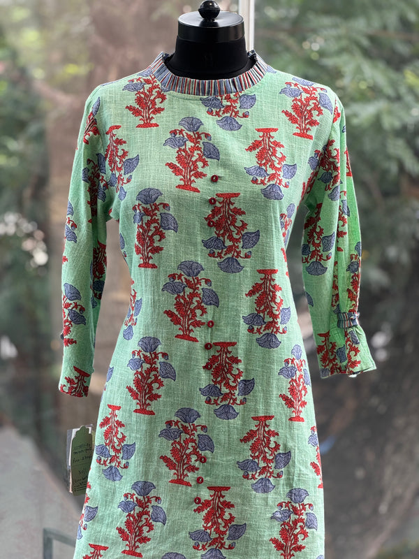 Green Sharara Set