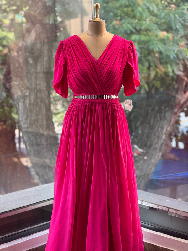 Pink gown