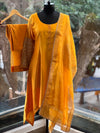 Yellow Chanderi Silk Suit