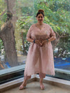 Peach Gold Tissue Co Ord