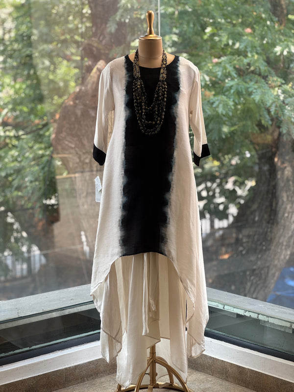 Black Shaded Skirt Set