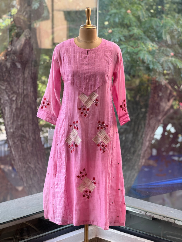 Light Pink Mul Suit