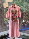 Baby Pink Thread Work Tunic