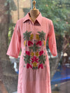 Baby Pink Thread Work Tunic