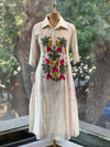 Half White Thread Work Tunic