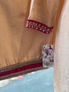 Peach Banarasi Weaving Suit