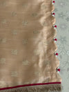 Peach Banarasi Weaving Suit