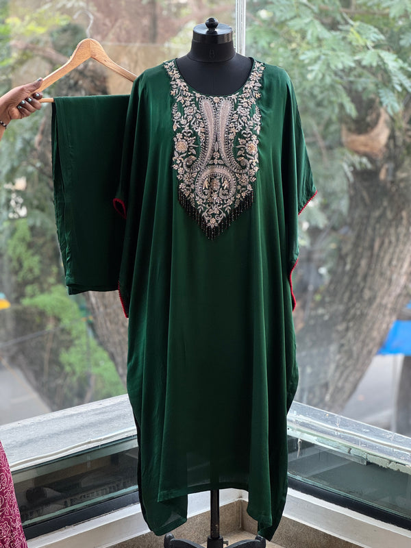 Green Kaftan Co Ord