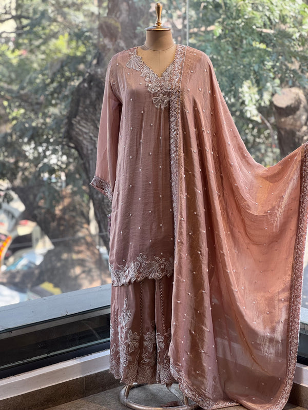 Tissue Sharara Set