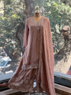 Tissue Sharara Set
