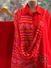 Orange Bandhej Co Ord