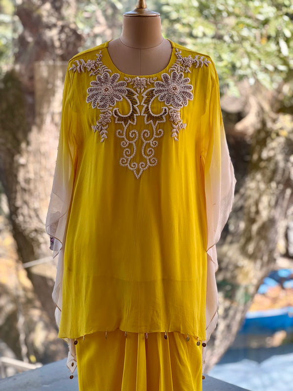 Yellow Skirt Set