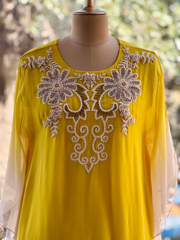 Yellow Skirt Set