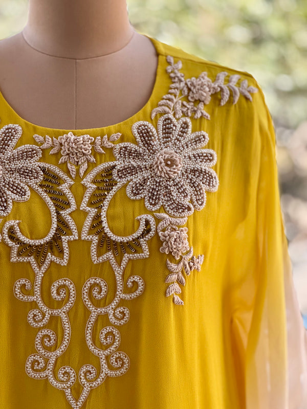 Yellow Skirt Set