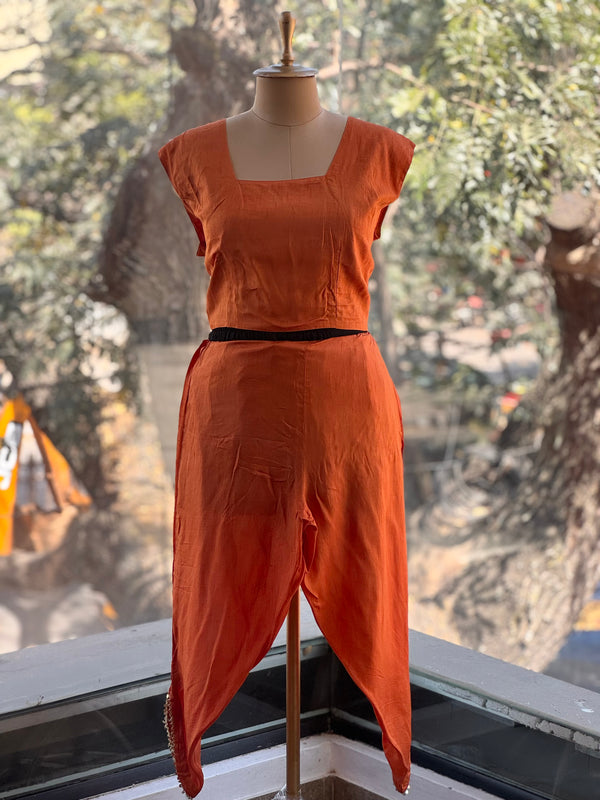 Orange Tissue Co Ord
