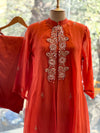 Orange Asymmetrical Co Ord