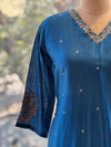 Blue Dupatta Set