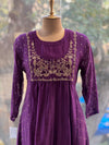 Purple Yolk Work Suit