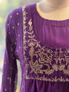 Purple Yolk Work Suit
