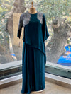 Blue One Side Kaftan Tunic