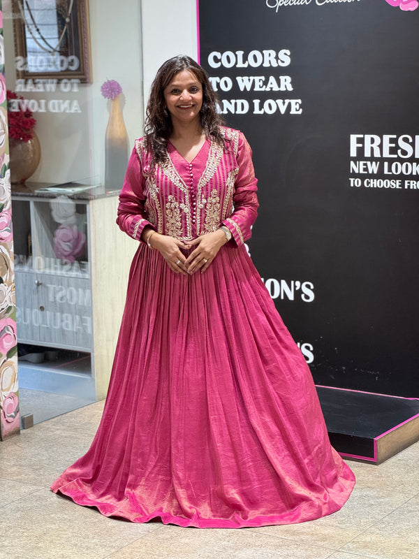 Pink Tissue Gown