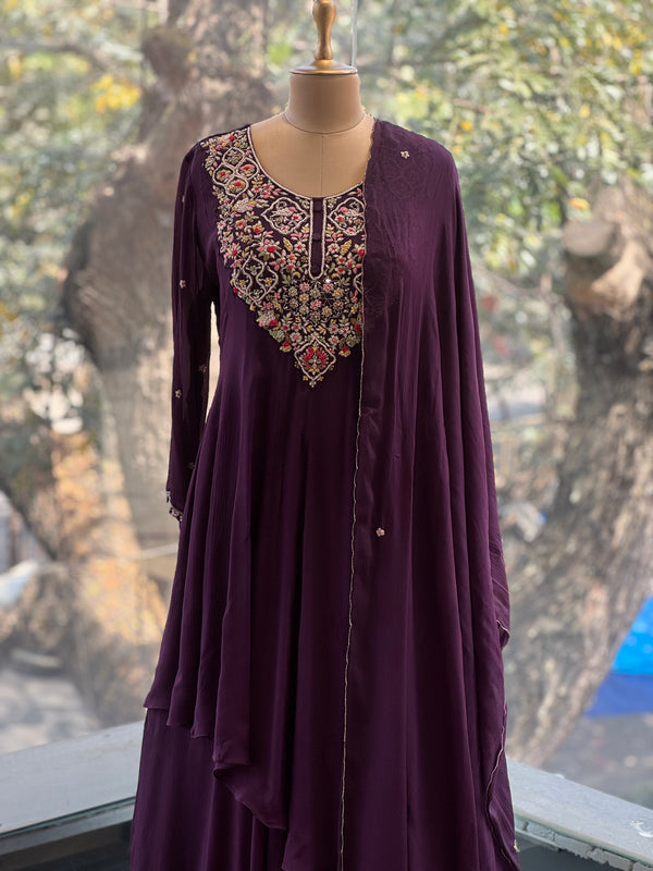 Dark Purple Gown