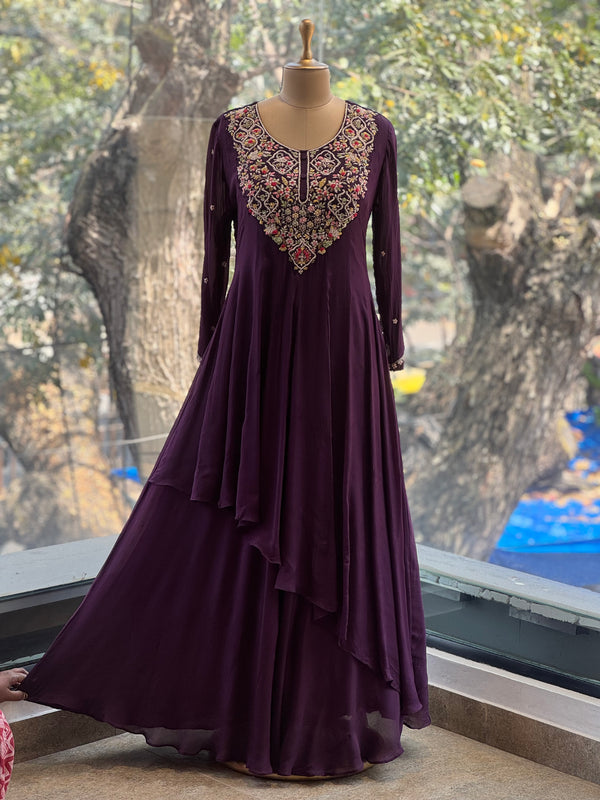 Dark Purple Gown