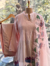 Peach Hand Painted Suit