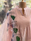 Peach Hand Painted Suit