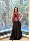 Black Skirt set