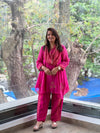Pink Cowl Neck Co Ord
