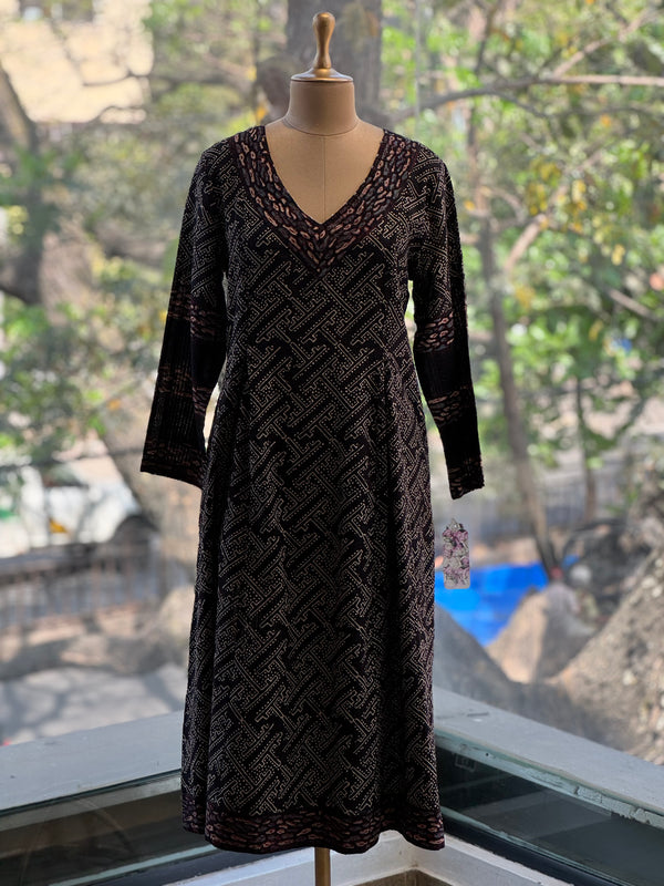 Black A-line Tunic