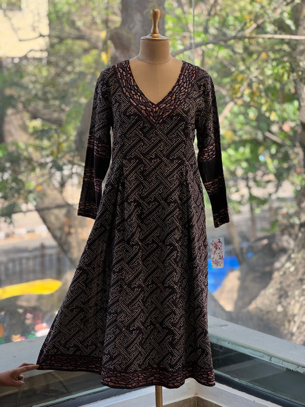 Black A-line Tunic