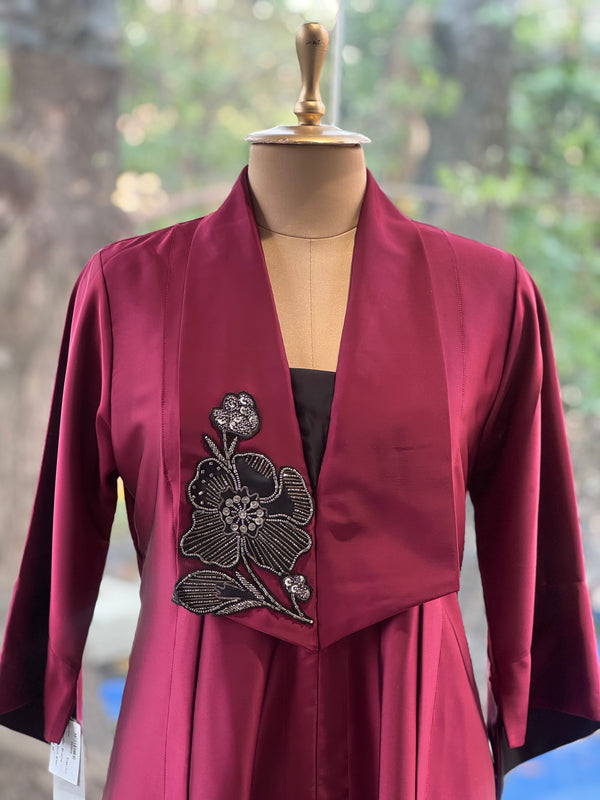 Wine Party Wear Dress