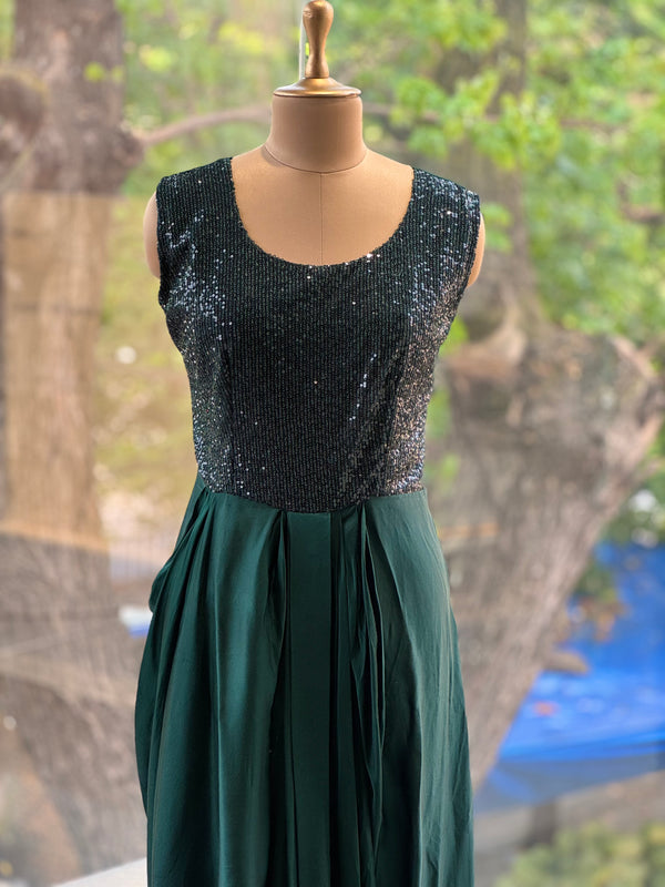 Green Kaftan Set