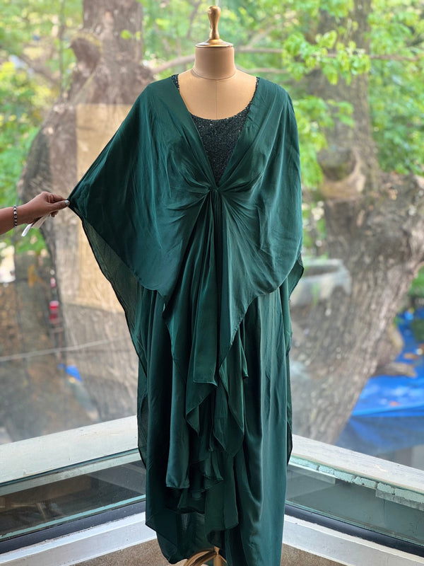 Green Kaftan Set