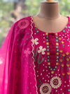 Pink Mul Embroidery Suit