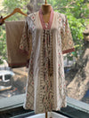 Cream V Neck Co Ord
