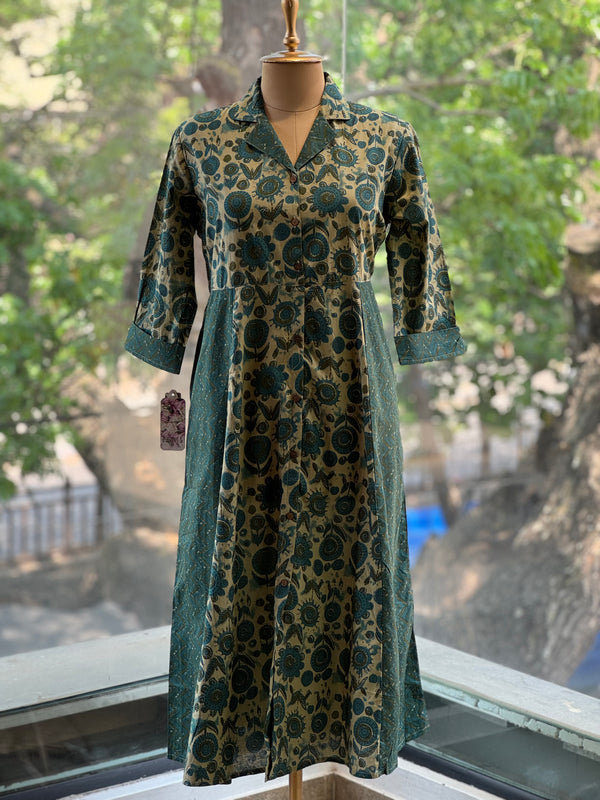 Green Kalamkari Tunic