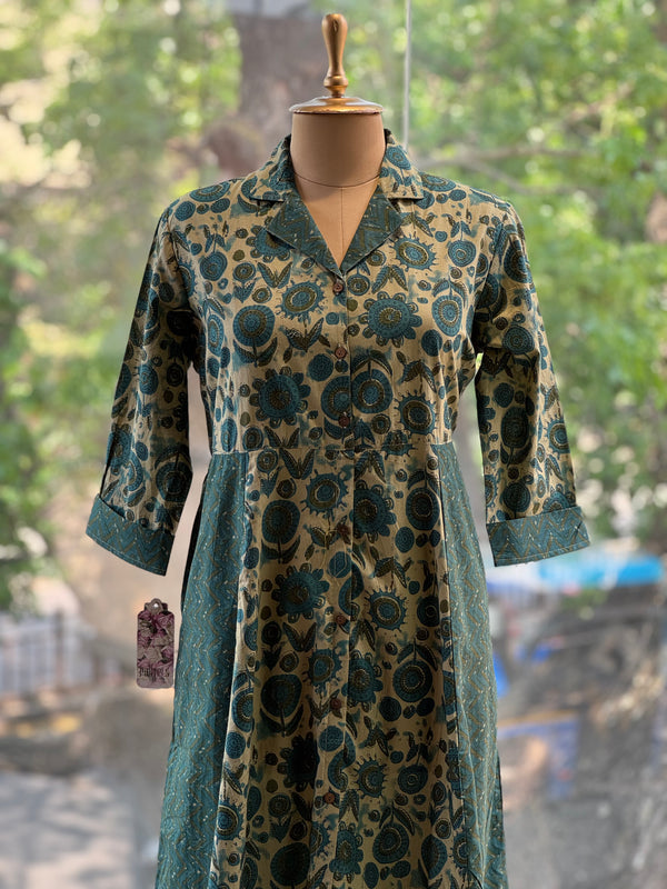 Green Kalamkari Tunic