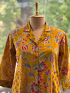 Mustard Yellow Floral Tunic