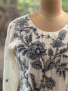 Off White Jaal Embroidery Suit