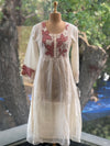 Cream Chanderi Mul Suit