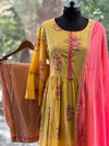 Yellow Dupatta Set